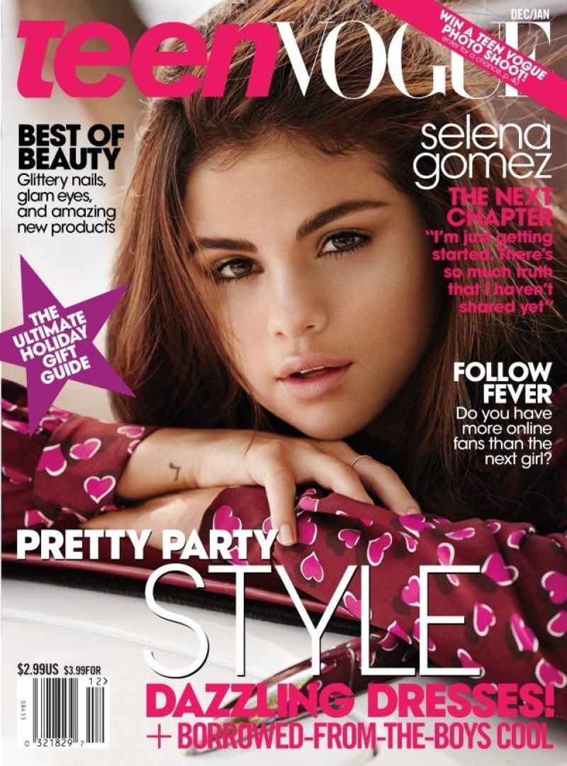 Selena Gomez in TEEN VOGUE Magazine - December 2013 Issue