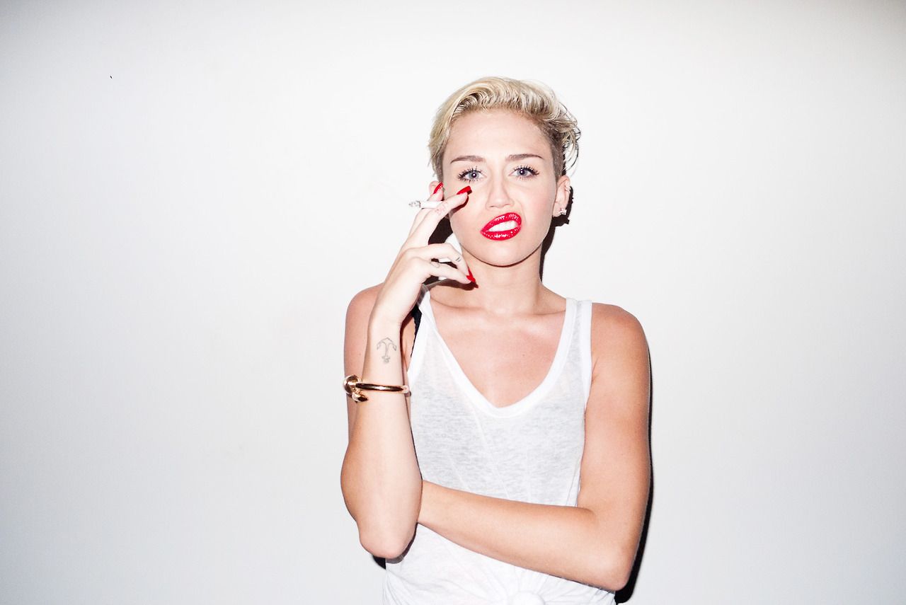 Miley Cyrus Photoshoot By Terry Richardson Celebmafia