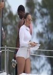 JENNIFER LOPEZ on the Set of We Are One World Cup Music 