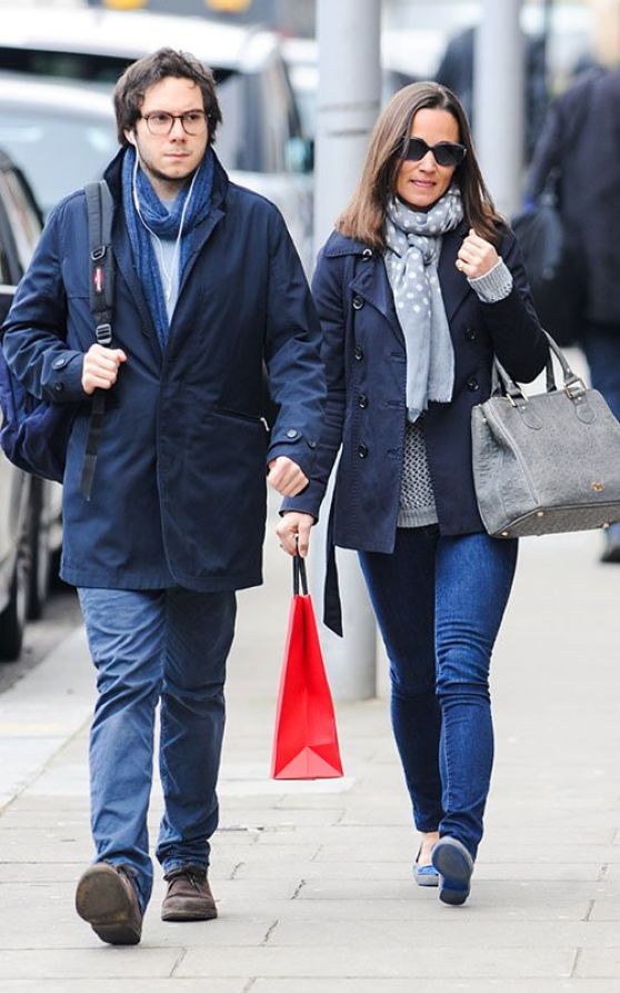 Pippa Middleton Street Style - out in London - March 2014
