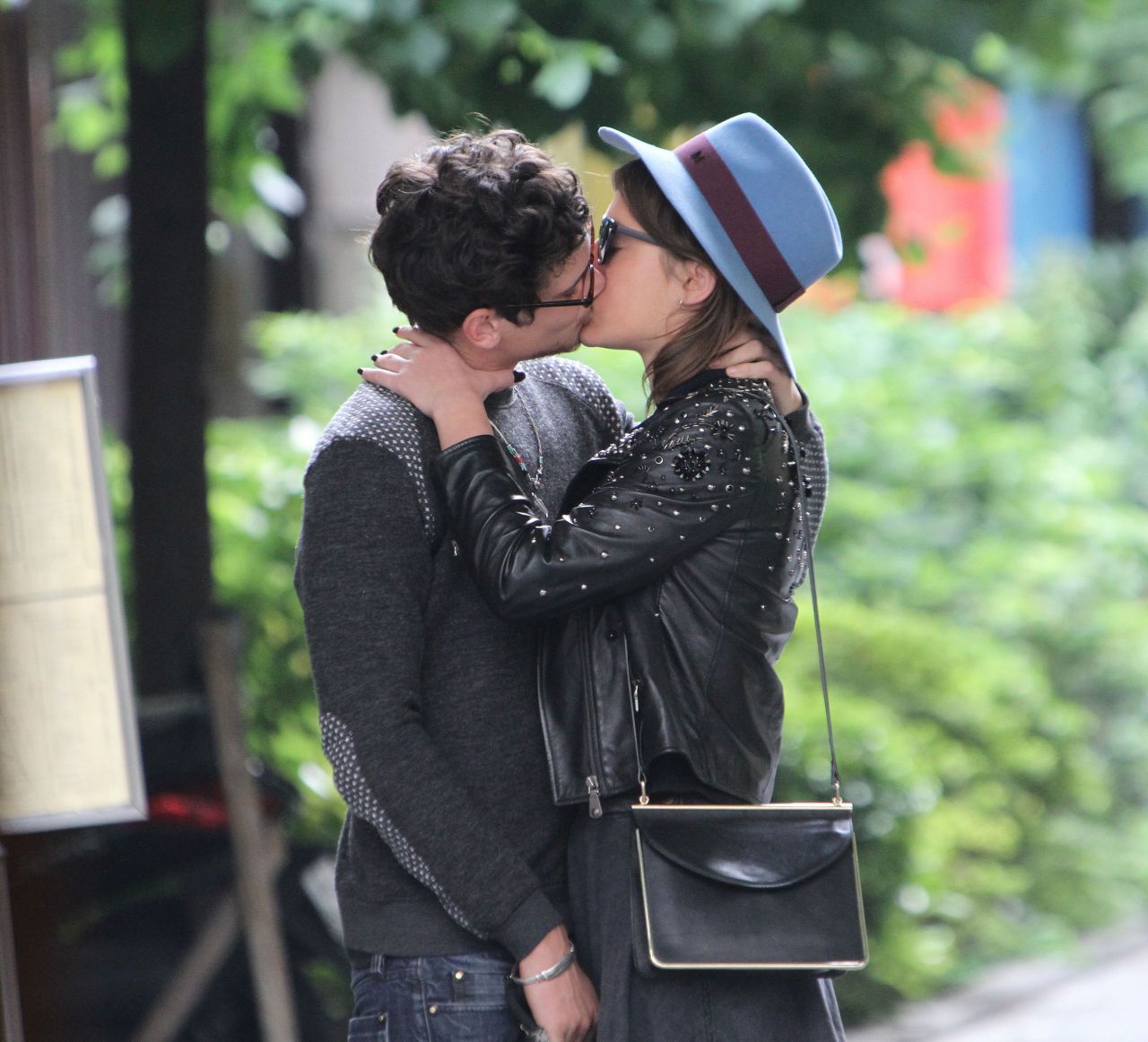 Adele Exarchopoulos Kissing Her Boyfriend in Paris Streets â€“ June ...