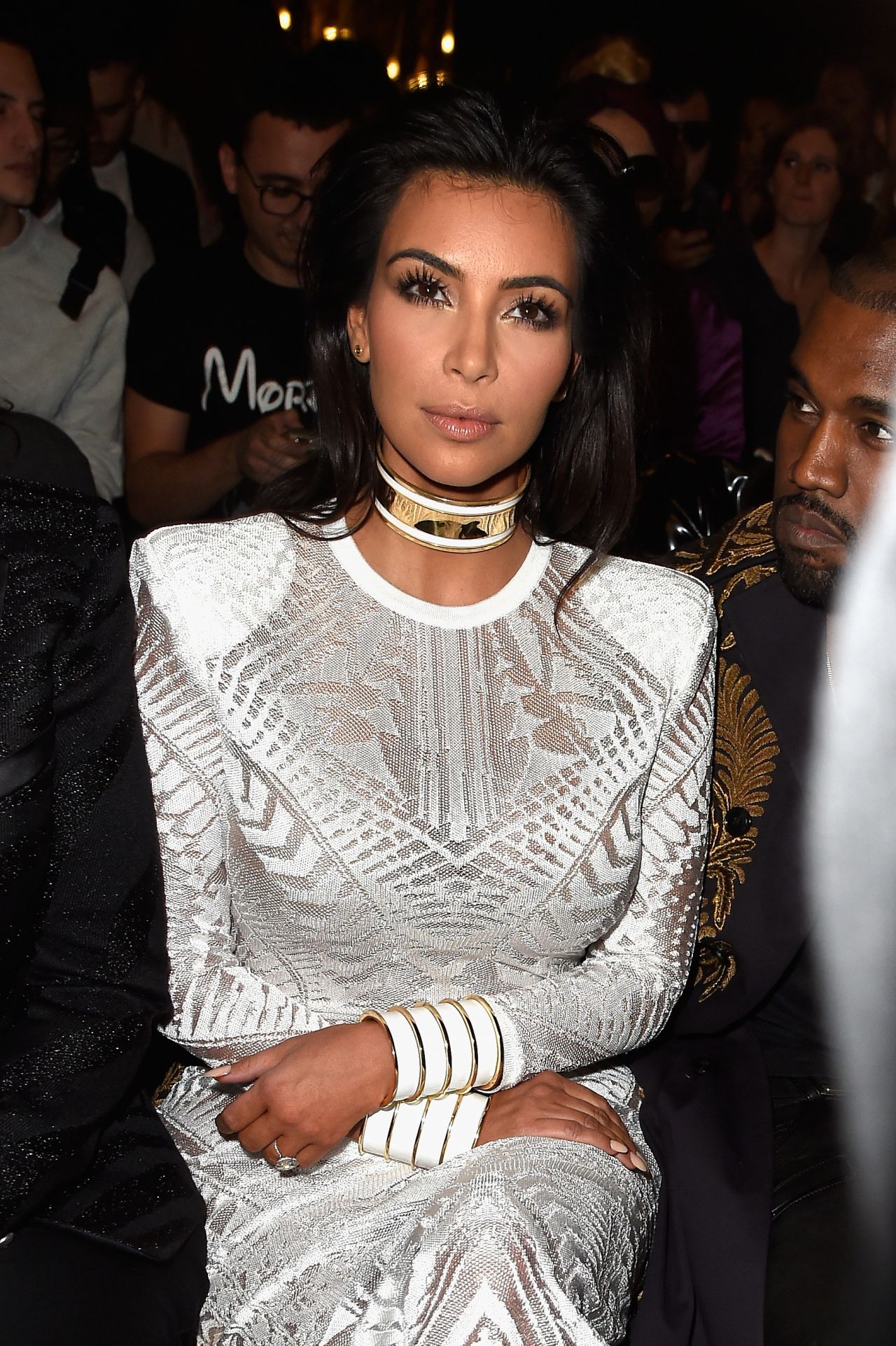 kim-kardashian-paris-fashion-week-the-balmain-show-september-2014