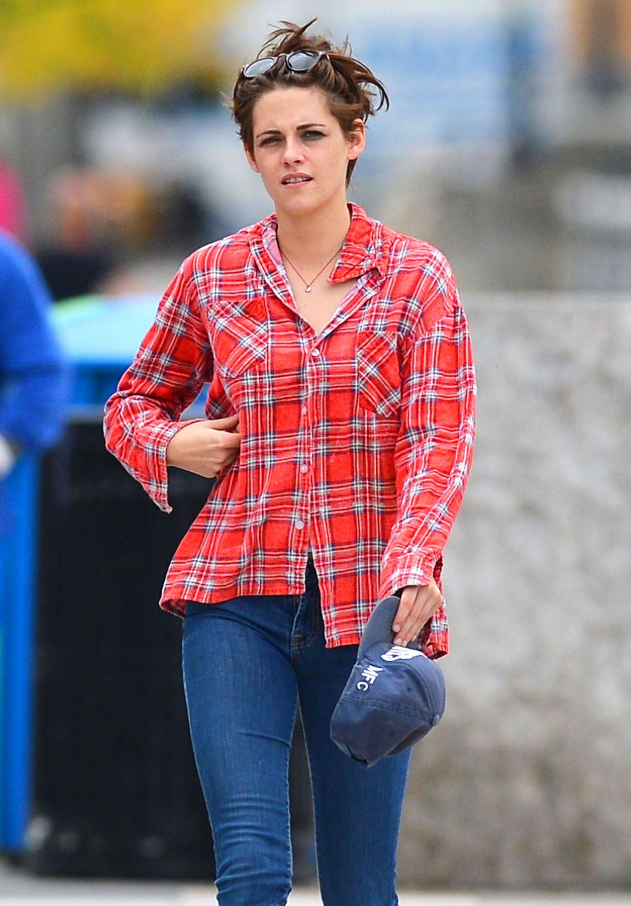 Kristen Stewart in Tight Jeans - Out in New York City - October 2014