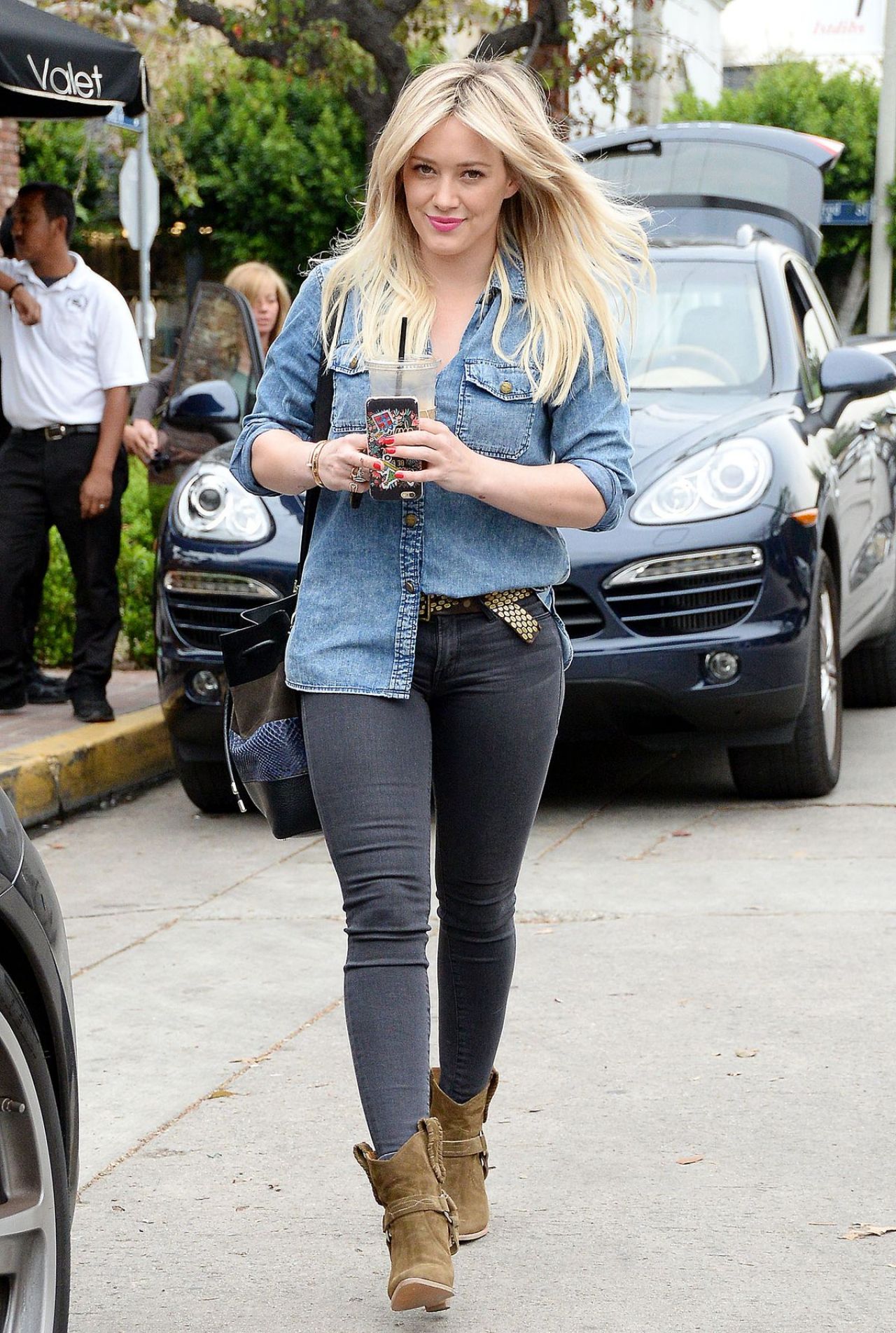 Hilary Duff Casual Style West Hollywood January 2015