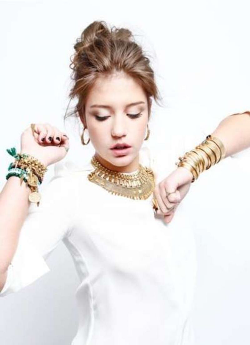 Adele Exarchopoulos Photoshoot For Ela Stone Jewelry 2015