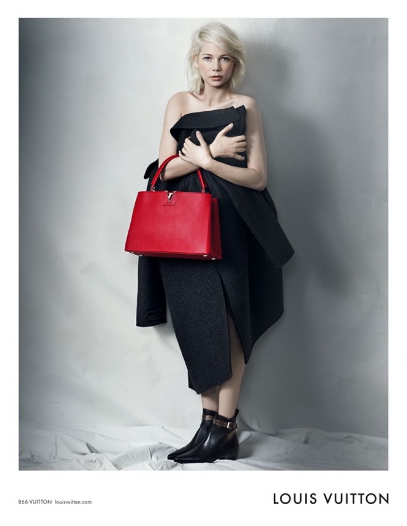 Michelle Williams - Louis Vuitton &#39;Capucines&#39; Handbag Ad Campaign (2015)