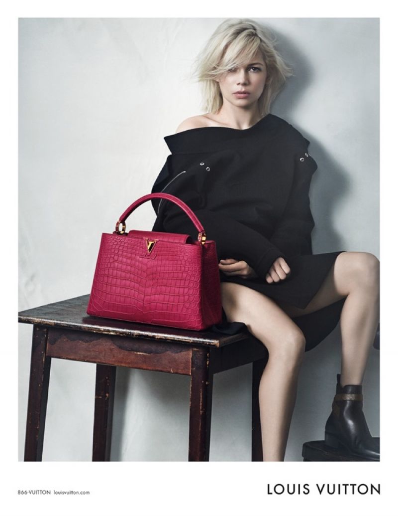 Michelle Williams - Louis Vuitton &#39;Capucines&#39; Handbag Ad Campaign (2015)