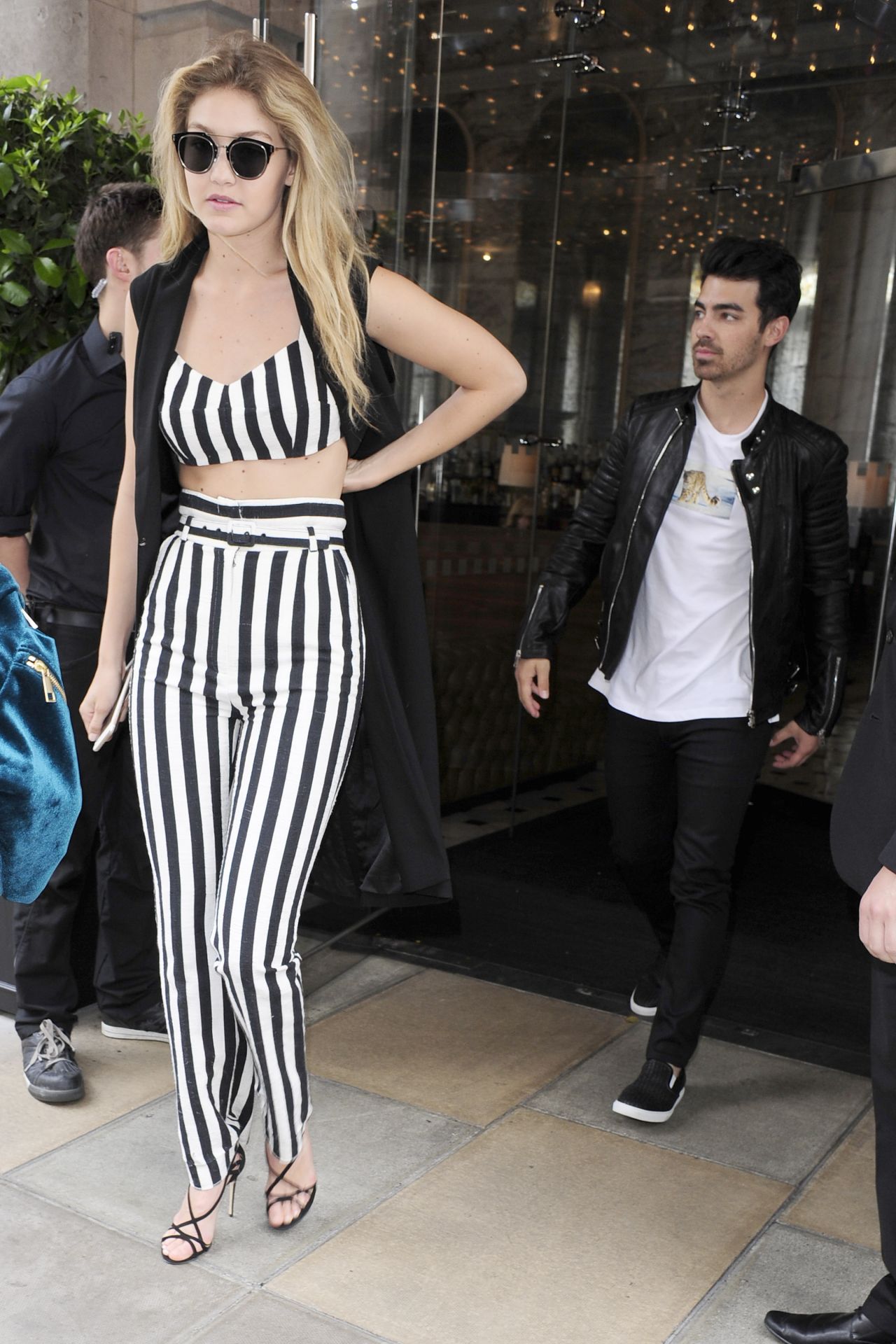 Cara Delevingne & Gigi Hadid - Leaving a hotel in London, June 2015