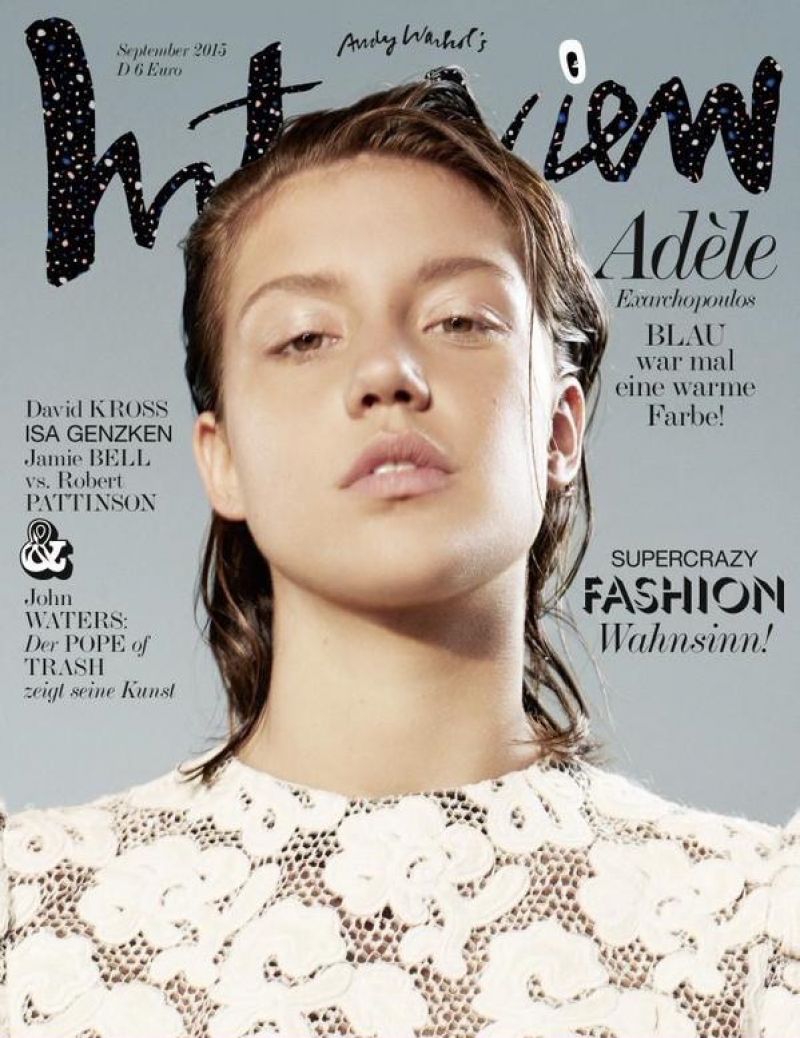 AdÃ¨le Exarchopoulos â€“ Interview Magazine Germay September 2015