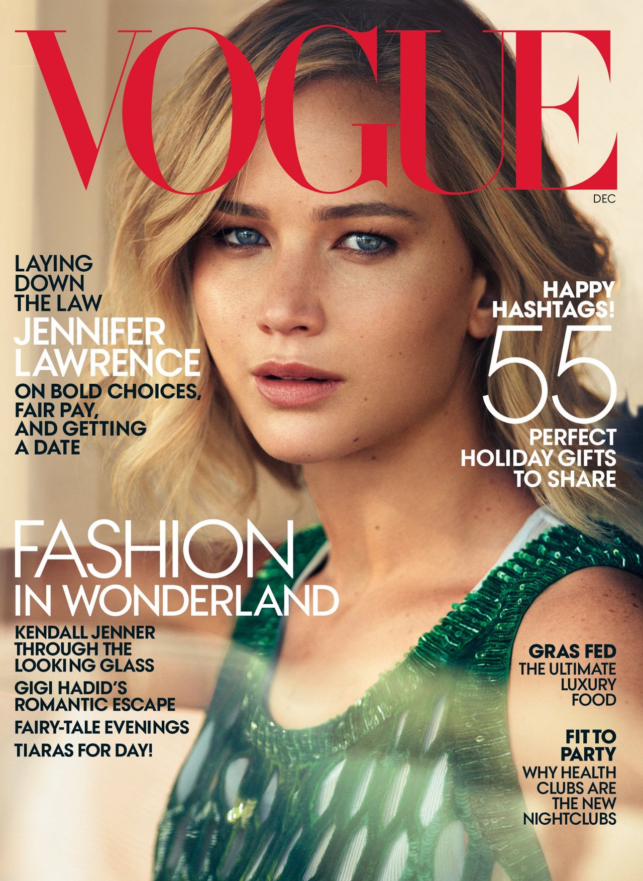 Jennifer Lawrence Vogue Magazine December 2015 Cover