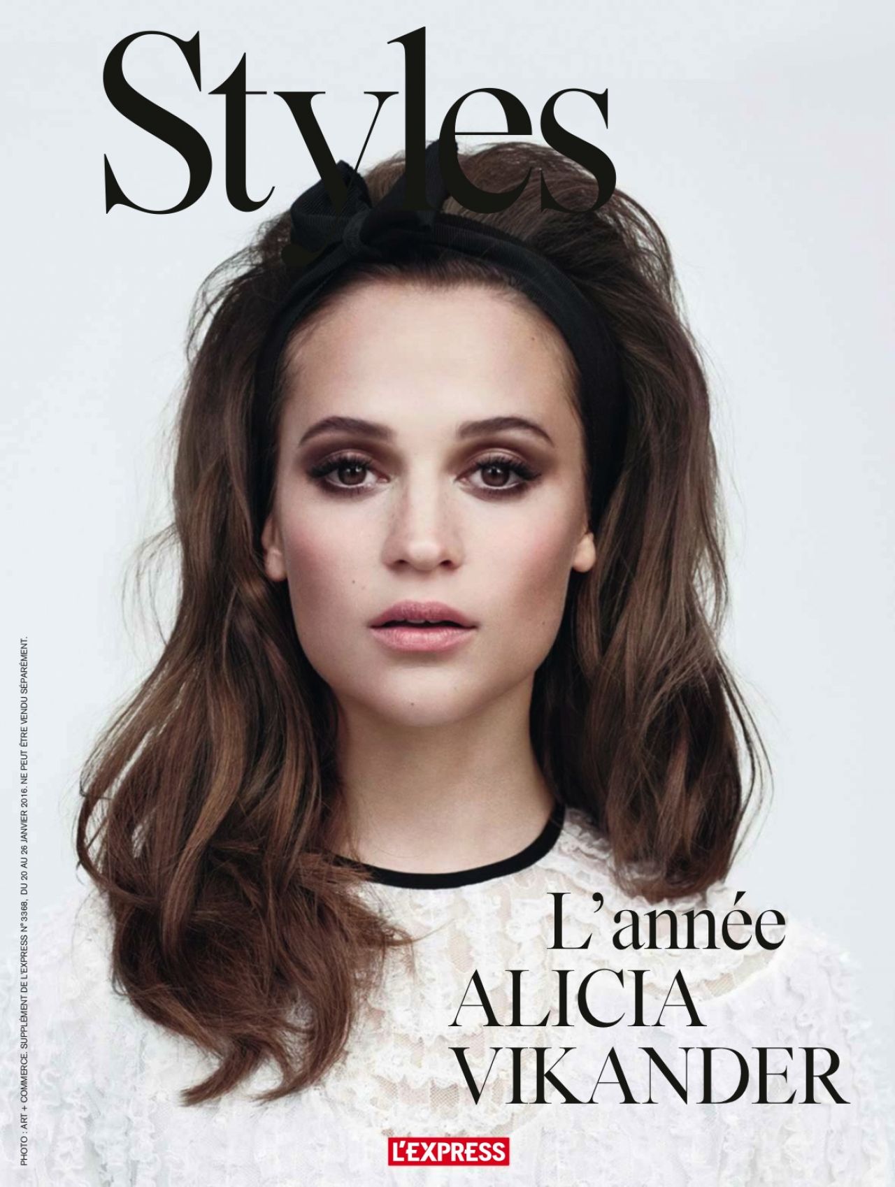 Alicia Vikander – L’Express Styles Magazine January 2016