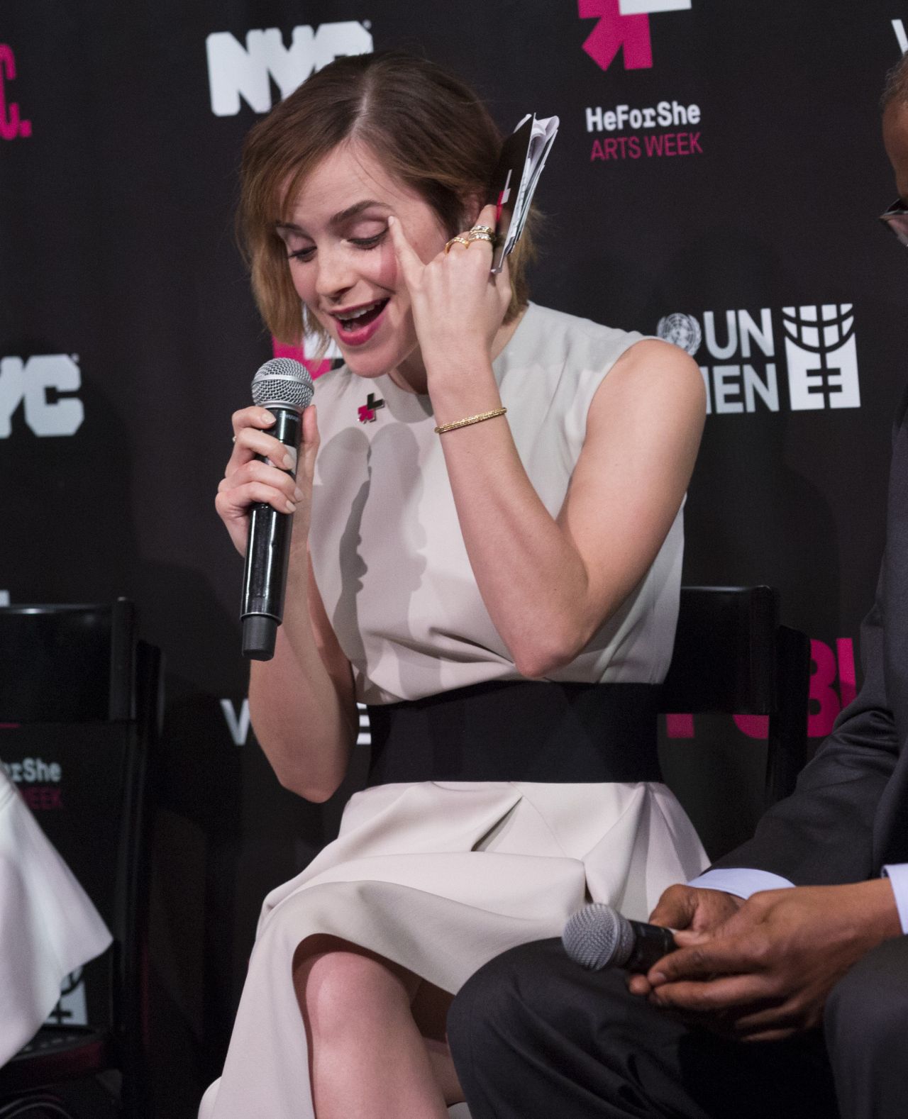 Emma Watson Heforshe Art Week Launch In New York City 3