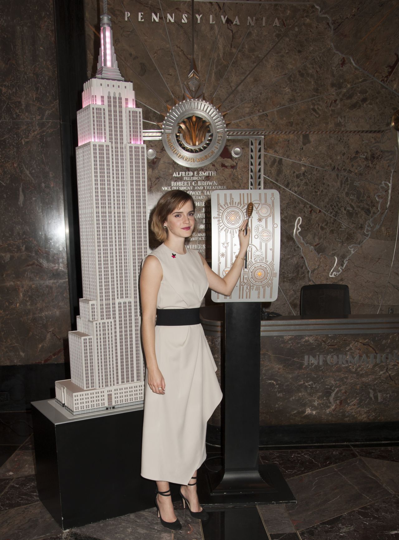 Emma Watson Lights The Empire State Building for International Women's