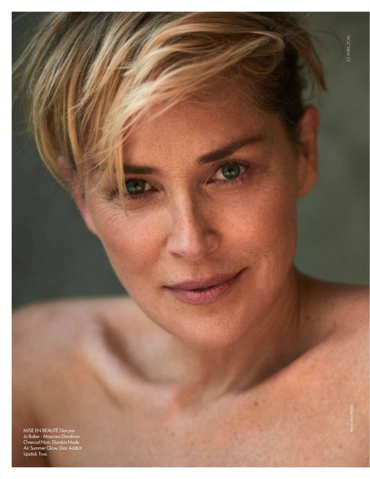 Sharon Stone - Elle Magazine France April 2016 Issue