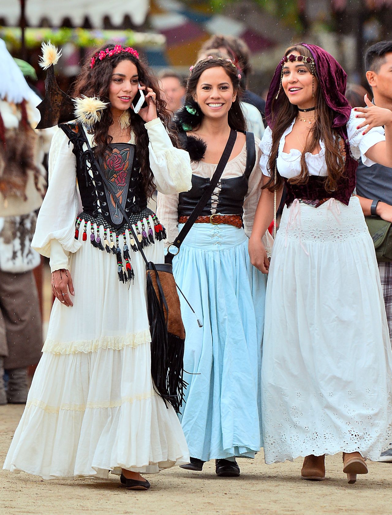 Sexy Beautiful Babes Vanessa Hudgens At The Renaissance Pleasure Faire In Irwindale CA May