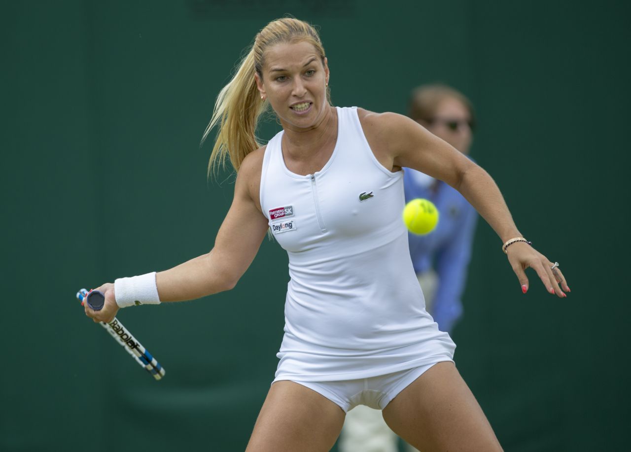 Dominika Cibulkova Wimbledon Tennis Championships In London 4th Round 2784