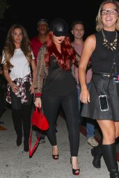 Christina Aguilera - Arriving at the Drake and Future Concert in Inglewood 9/29/2016