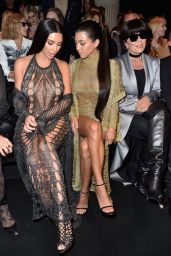 Kim Kardashian - Balmain Fashion Show in Paris 9/29/2016 