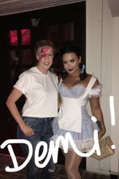Demi Lovato in Dorothy Costume - Halloween Party 10/29/ 2016