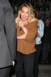 Hilary Duff Night Out Style - Leaving Catch in West Hollywood - 10/03/2016 