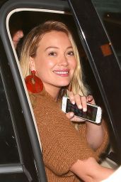 Hilary Duff Night Out Style - Leaving Catch in West Hollywood - 10/03/2016 