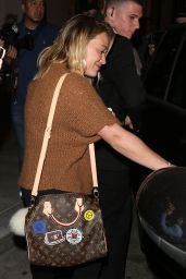 Hilary Duff Night Out Style - Leaving Catch in West Hollywood - 10/03/2016 