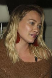 Hilary Duff Night Out Style - Leaving Catch in West Hollywood - 10/03/2016 