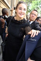 Shailene Woodley - Valentino Show at Paris Fashion Week 10/2/2016