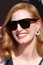 Jessica Chastain at Her Hand And Footprint Ceremony at TCL Chinese Theatre in Hollywood 11/3/ 2016 