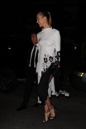 Karlie Kloss - Leaves Home to Event Black And White Gown in NYC 11/7/2016