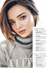 Miranda Kerr - Elle Magazine Canada December 2016 Issue