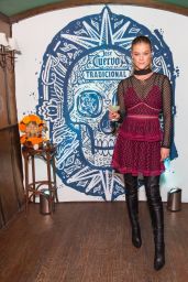 Nina Agdal - Tradicional Dia de los Muertos Party at The McKittrick Hotel in NYC 11/1/ 2016