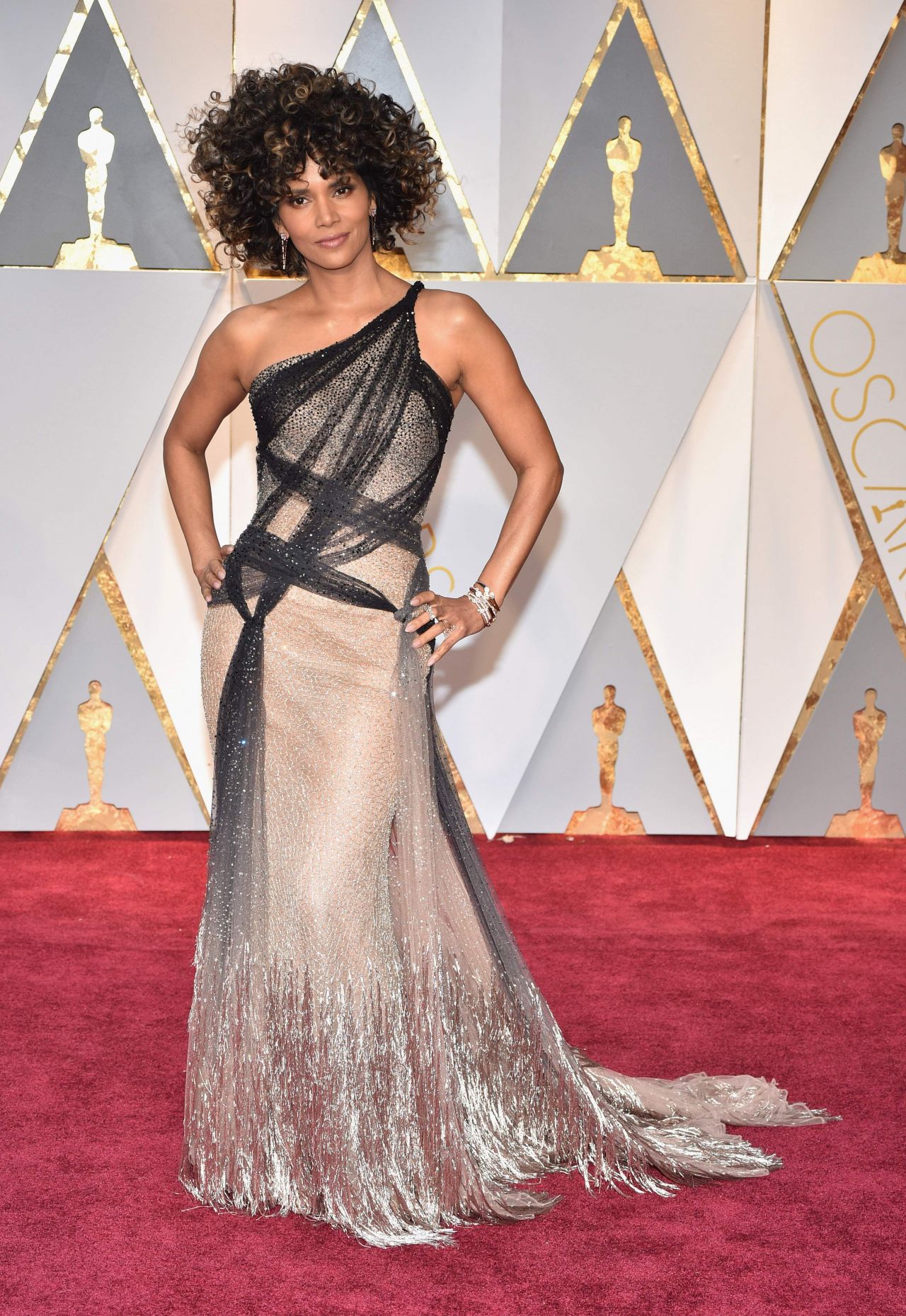 Halle Berry Oscars 2017 Red Carpet in Hollywood