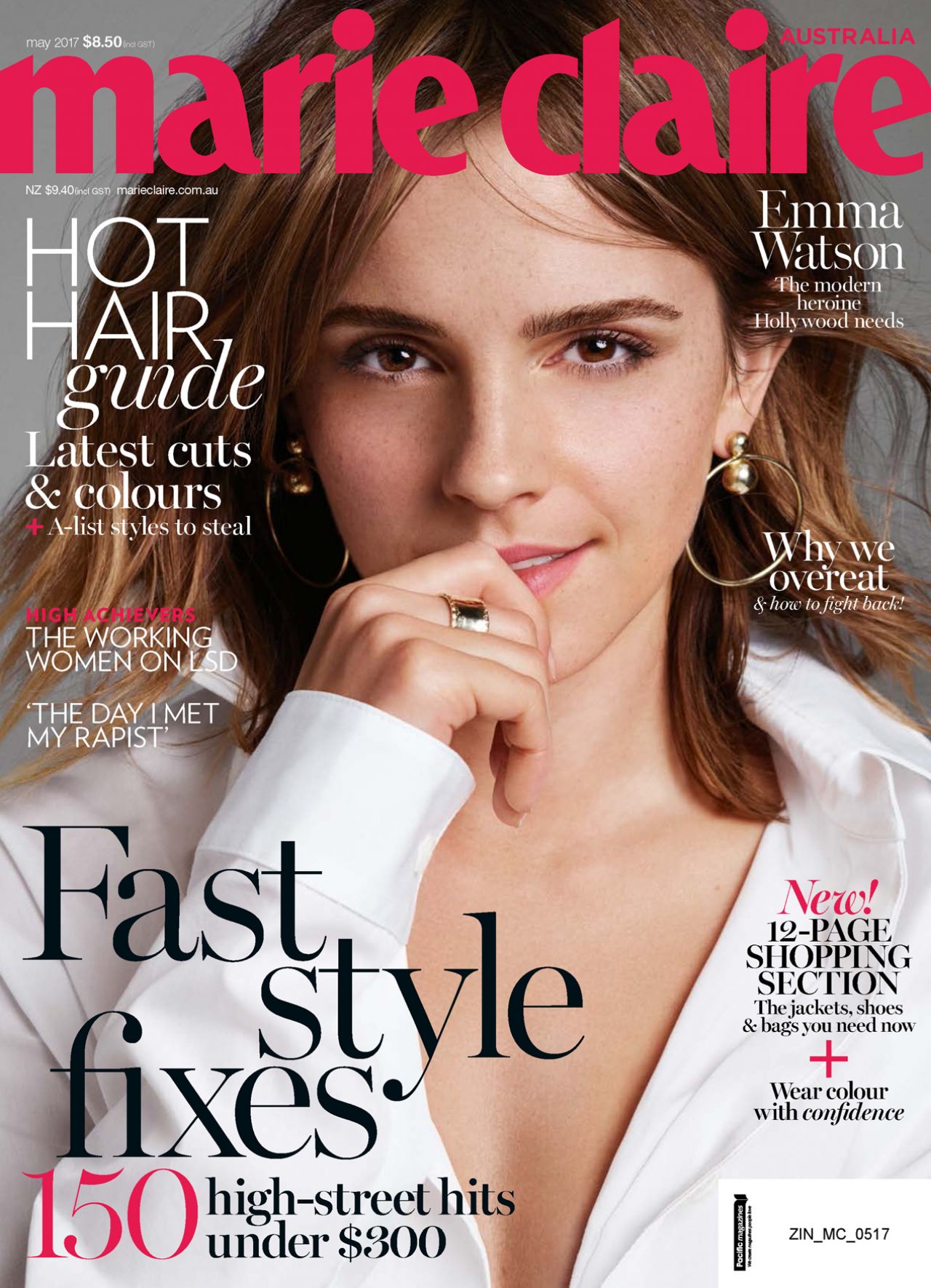 Emma Watson Marie Claire Magazine Australia May 2017 Issue