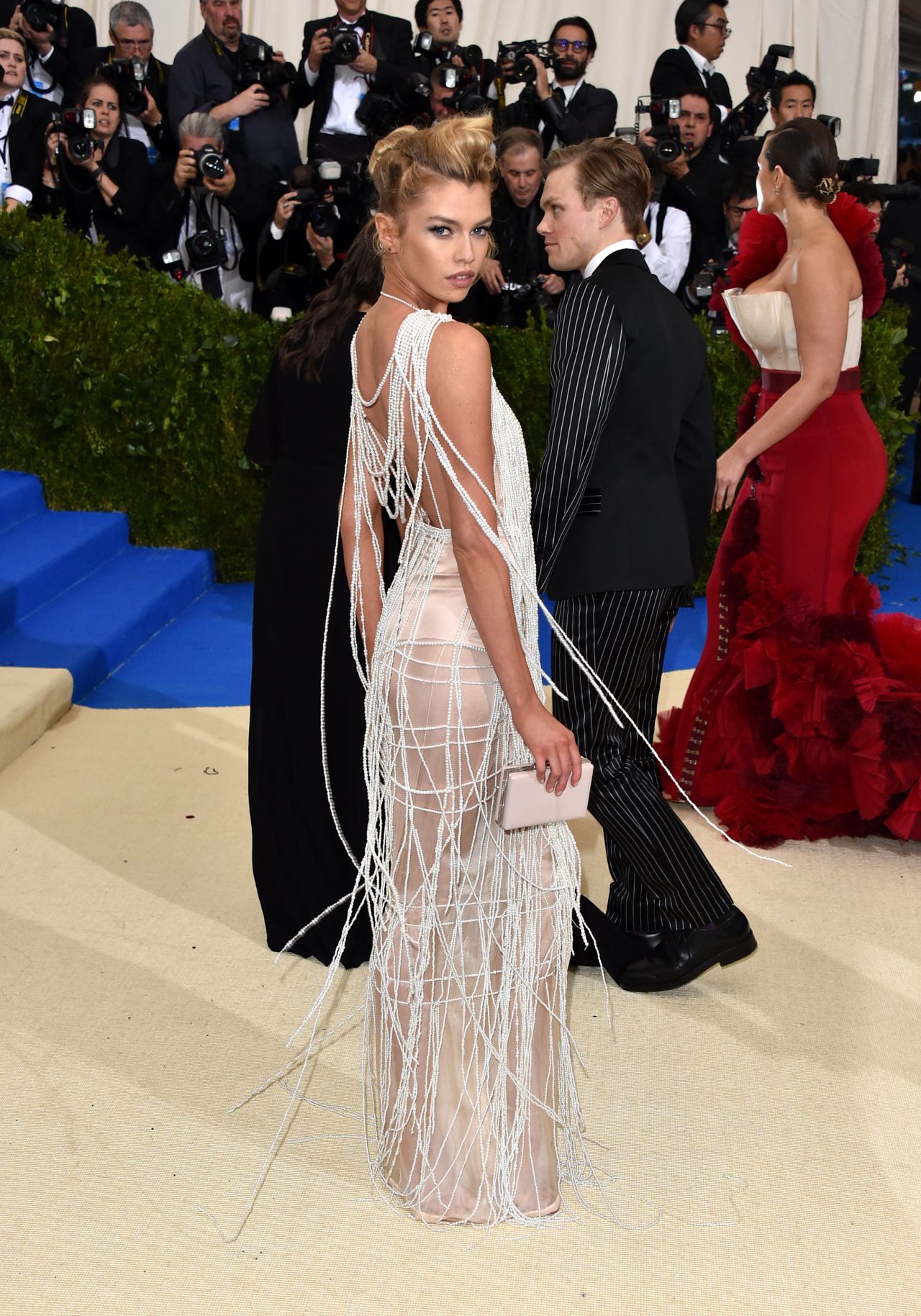 Stella Maxwell at MET Gala in New York 05/01/2017