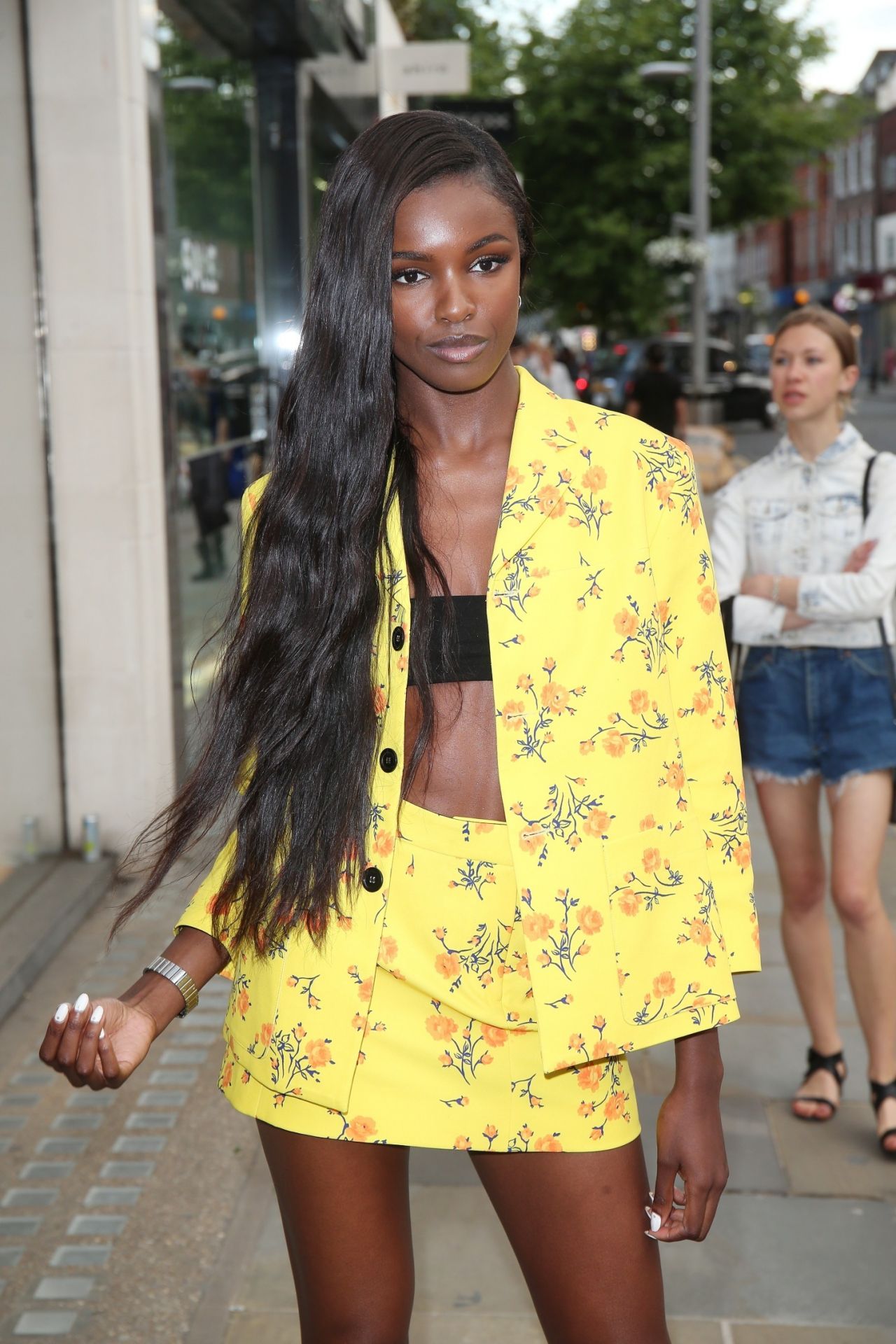 Leomie Anderson - Celebrates Her Campaign Launch With Nike in London