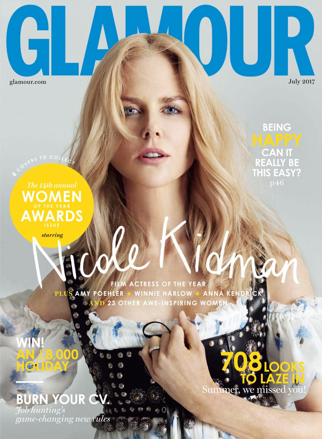 Nicole Kidman - Glamour Magazine UK July 2017 Issue
