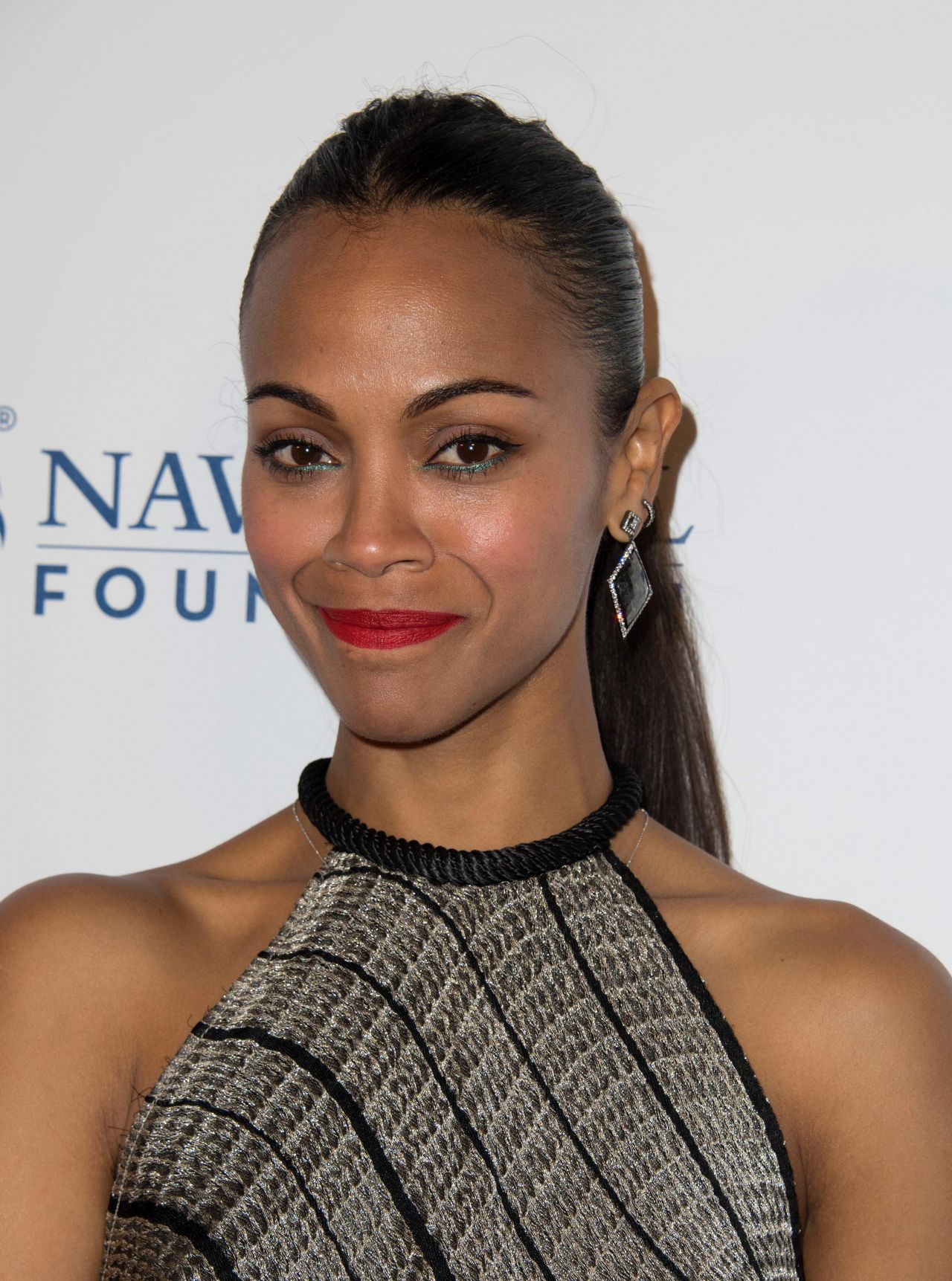 Zoe Saldana La Evening Of Tribute Benefiting The Navy Seal Foundation 11109 Hot Sex Picture