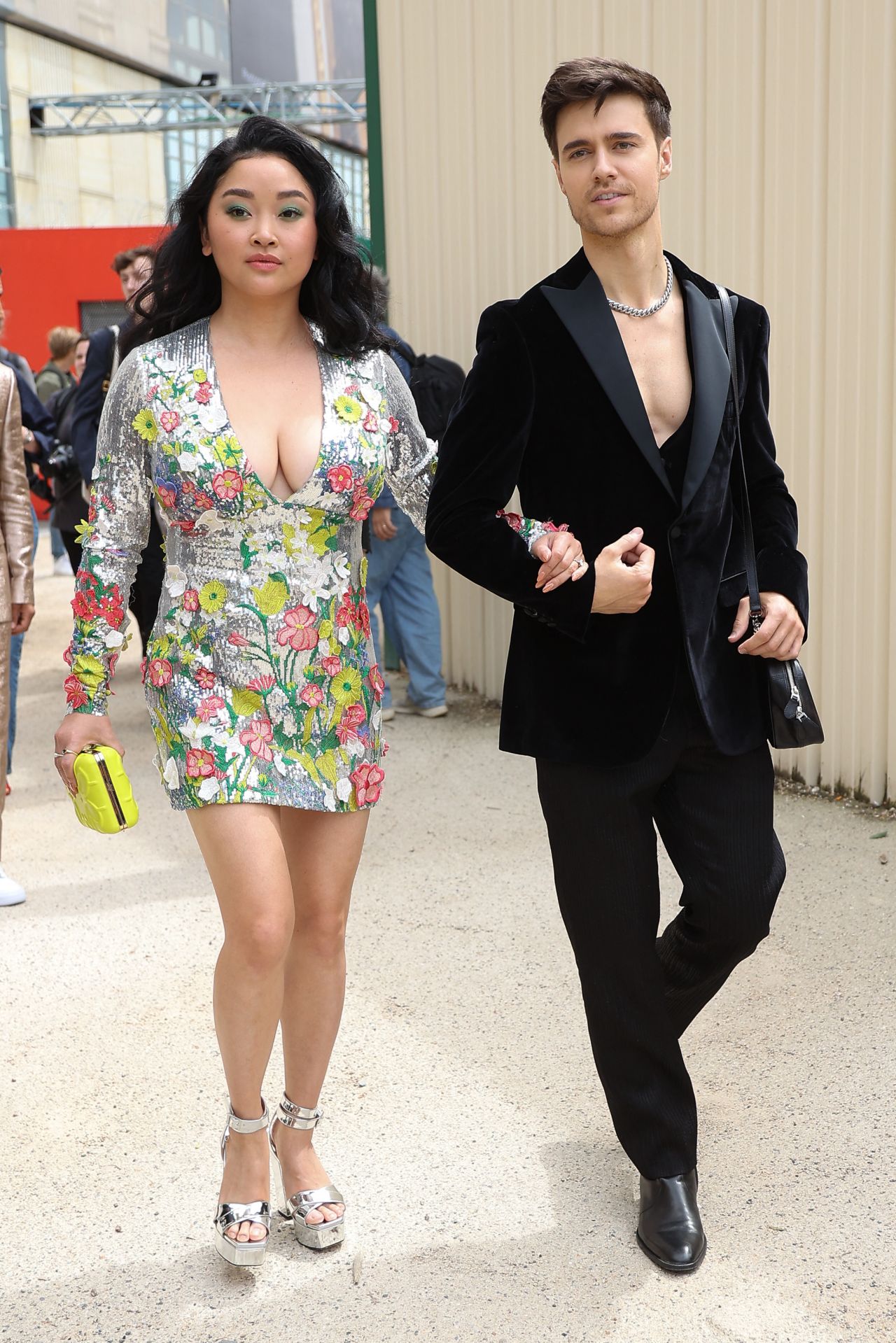 Lana Condor Arrives At The Elie Saab Show At Paris Fashion Week