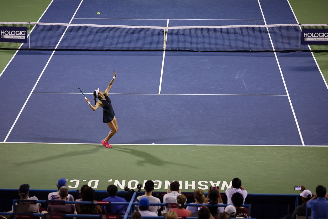 Emma Raducanu Vs Elise Mertens Mubadala Citi DC Open In Washington DC