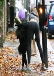 Abbey Clancy Street Style -  in North London