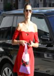 Alessandra Ambrosio - Takes Her Daughter Anja to Ballet Classes in Brentwood