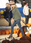 Ali Larter in Jeans at Mr. bones Pumpkin Patch in Beverly Hills
