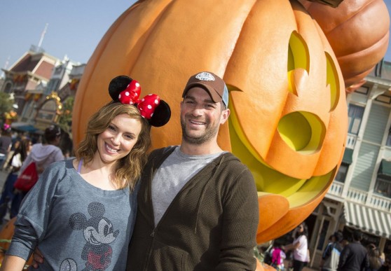 Alyssa Milano and David Bugliari Celebrate 'Halloween Time' at Disneyland - October 2013