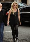 Britney Spears in Leather, London 2013