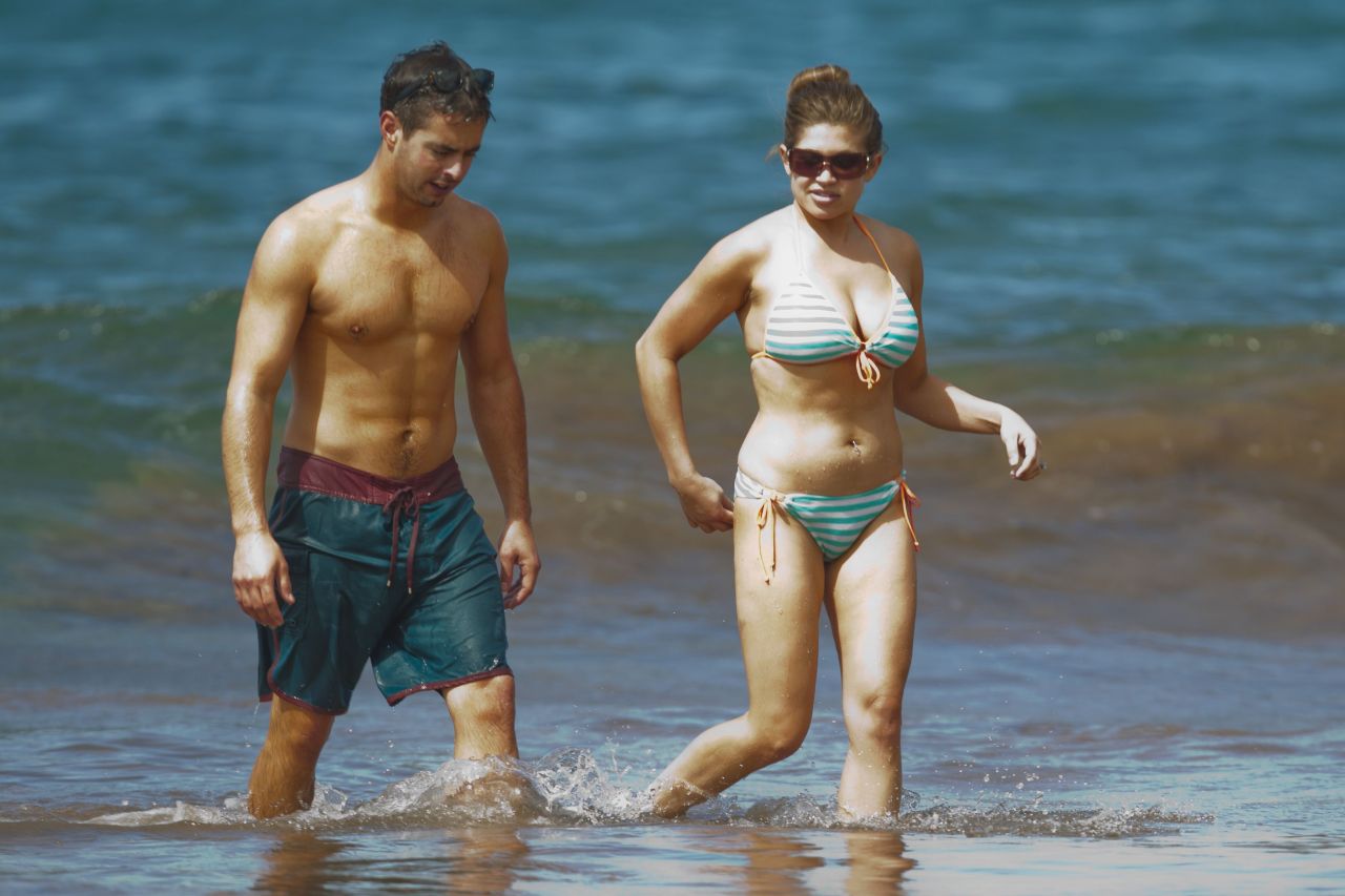Danielle Fishel in a Bikini - Beach in Hawaii.