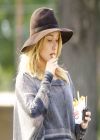 Hayden Panettiere Street Style - at the Burger King in Los Angeles