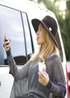 Hayden Panettiere Street Style - at the Burger King in Los Angeles