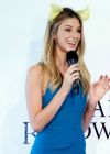 Jennifer Hawkins at Moet and Chandon Marquee