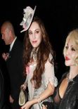 Kelly Brook as Marie Antoinette leaving a Halloween party in Beverly Hills
